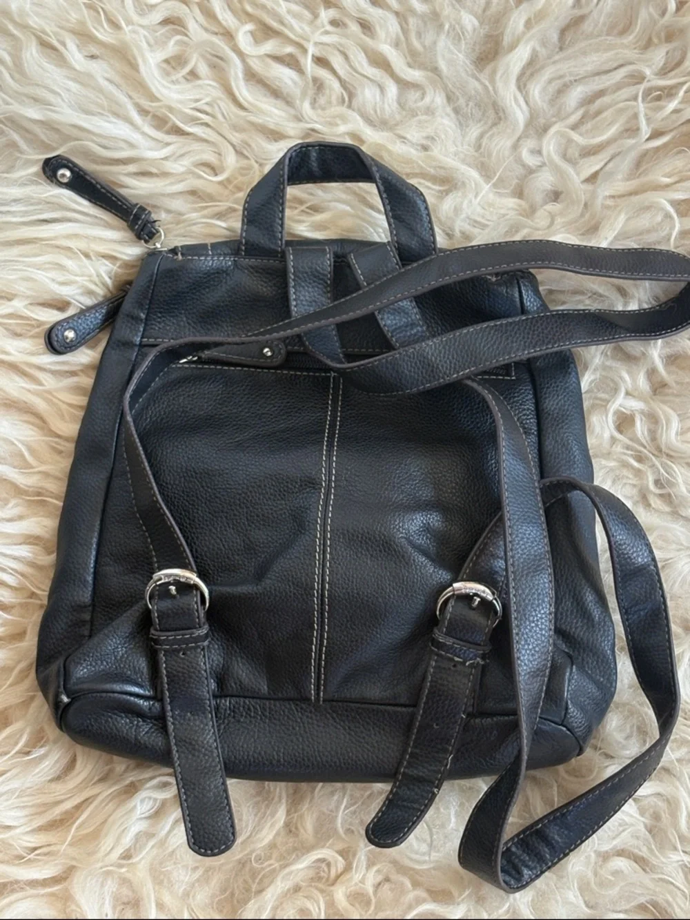 Tignanello leather backpack